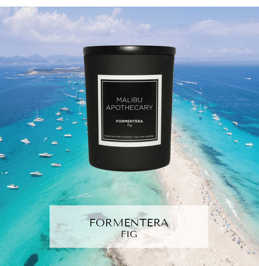 Malibu Apothecary Candle Formentera Mini Matte Black Candle