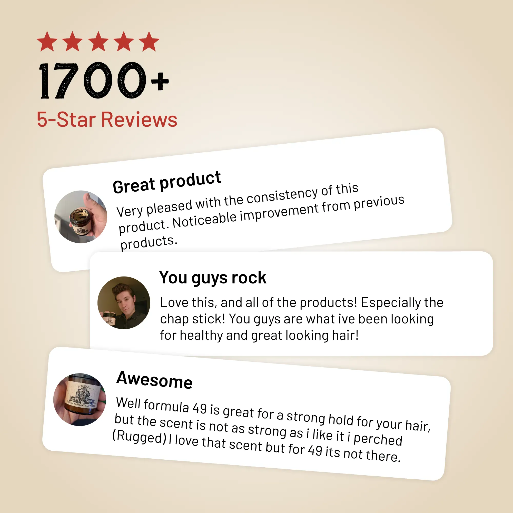 Johnny Slicks Formula 49 - Organic Clay Pomade