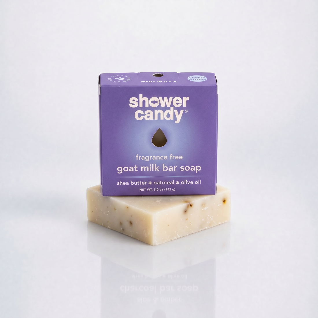 Fragrance Free Goat Milk Soap Bar | Shower Candy