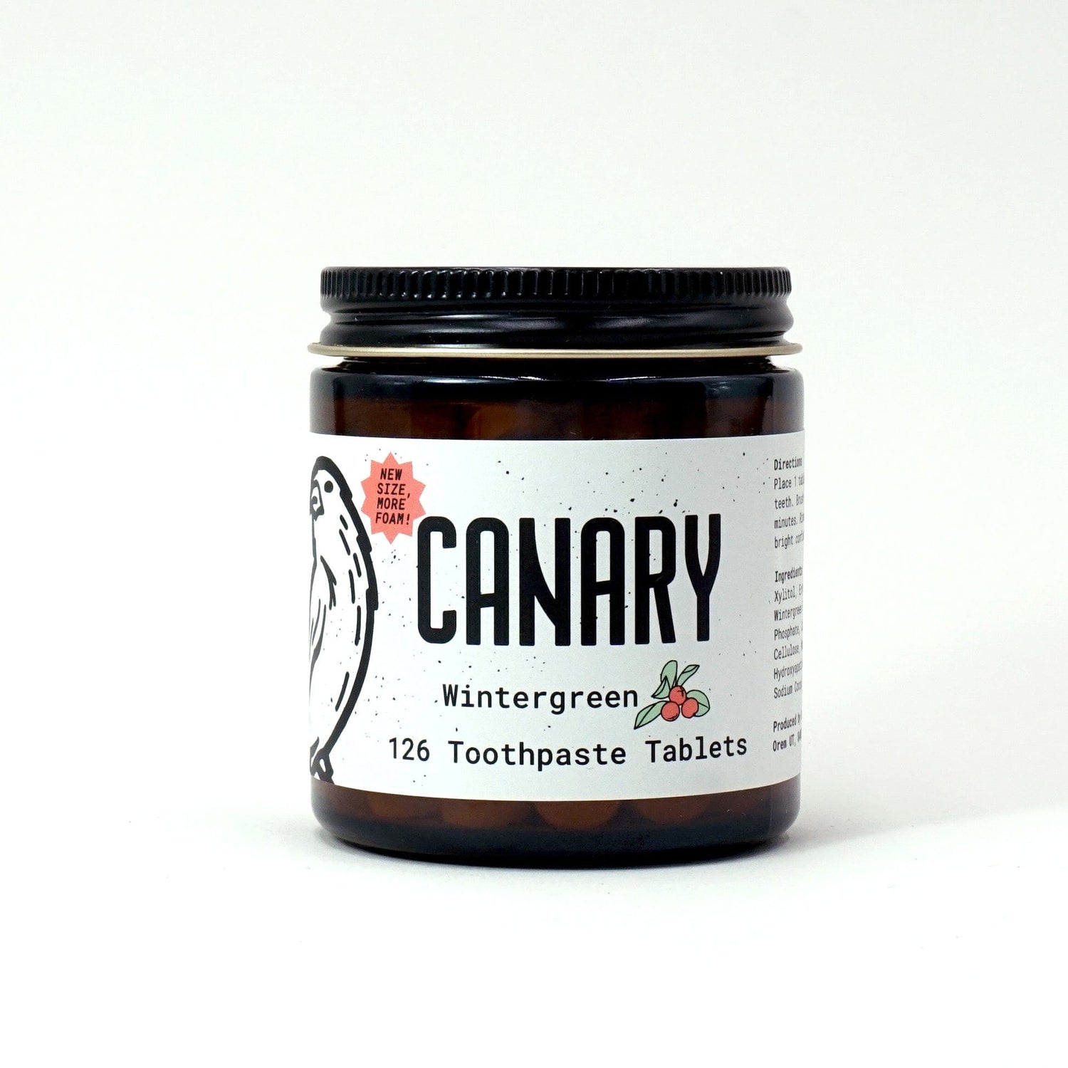 Canary Toothpaste Tablets Wintergreen Toothpaste Tablets