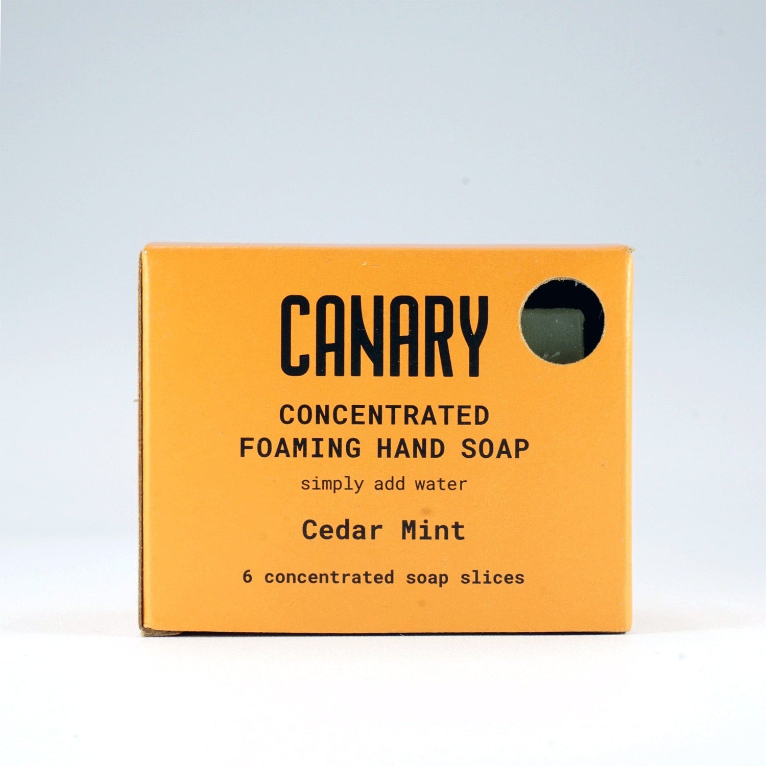 Canary Hand Soap Half Bar - 6 slices Cedar Mint Concentrated Hand Soap Refill Bars