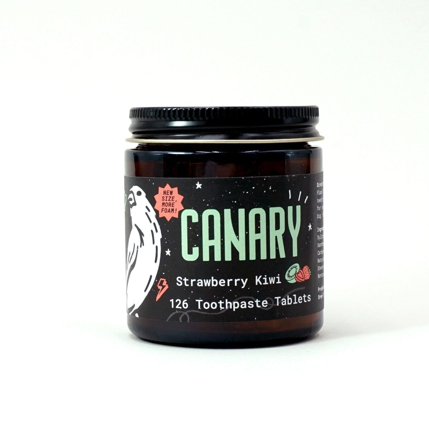 Canary Toothpaste Tablets Strawberry + Kiwi Toothpaste Tablets