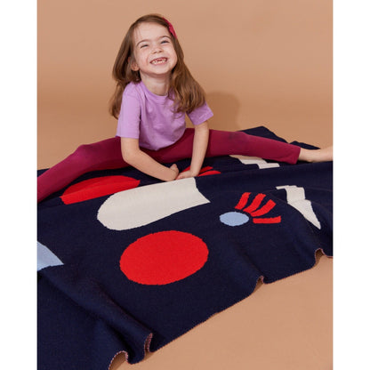 Funny Face Baby Blanket