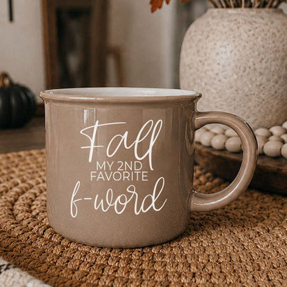 Fall + F-Word Mug