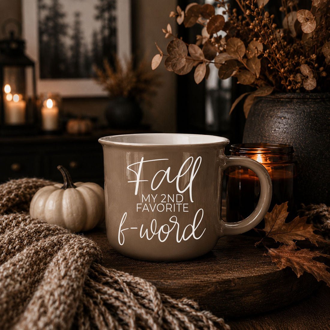 Fall + F-Word Mug