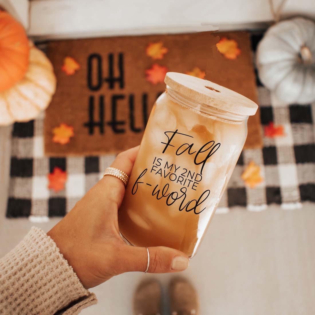 Gia Roma Travel Mug, Coffee Cup, Drinkware Fall F-Word 17oz