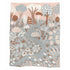 Biquette Throw Blanket Winter Blush in Organic Cotton Garden Throw Blanket