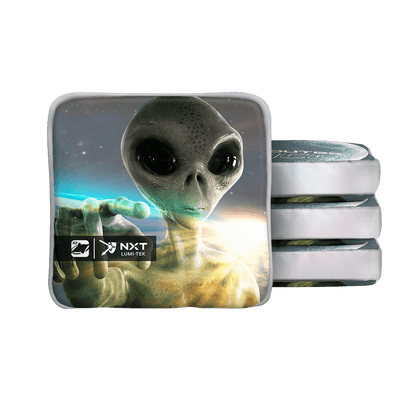 Get Outer My Space Aqua NXT Lumi-Tek Cornhole Bags