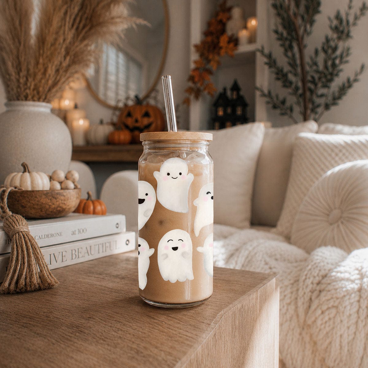 Gia Roma Travel Mug, Coffee Cup, Drinkware Ghostly 20oz