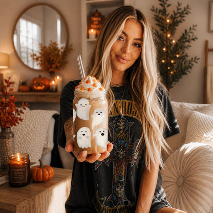 Gia Roma Travel Mug, Coffee Cup, Drinkware Ghostly 20oz