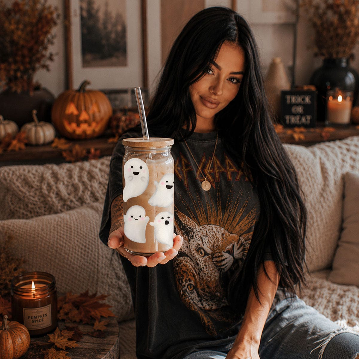 Gia Roma Travel Mug, Coffee Cup, Drinkware Ghostly 20oz