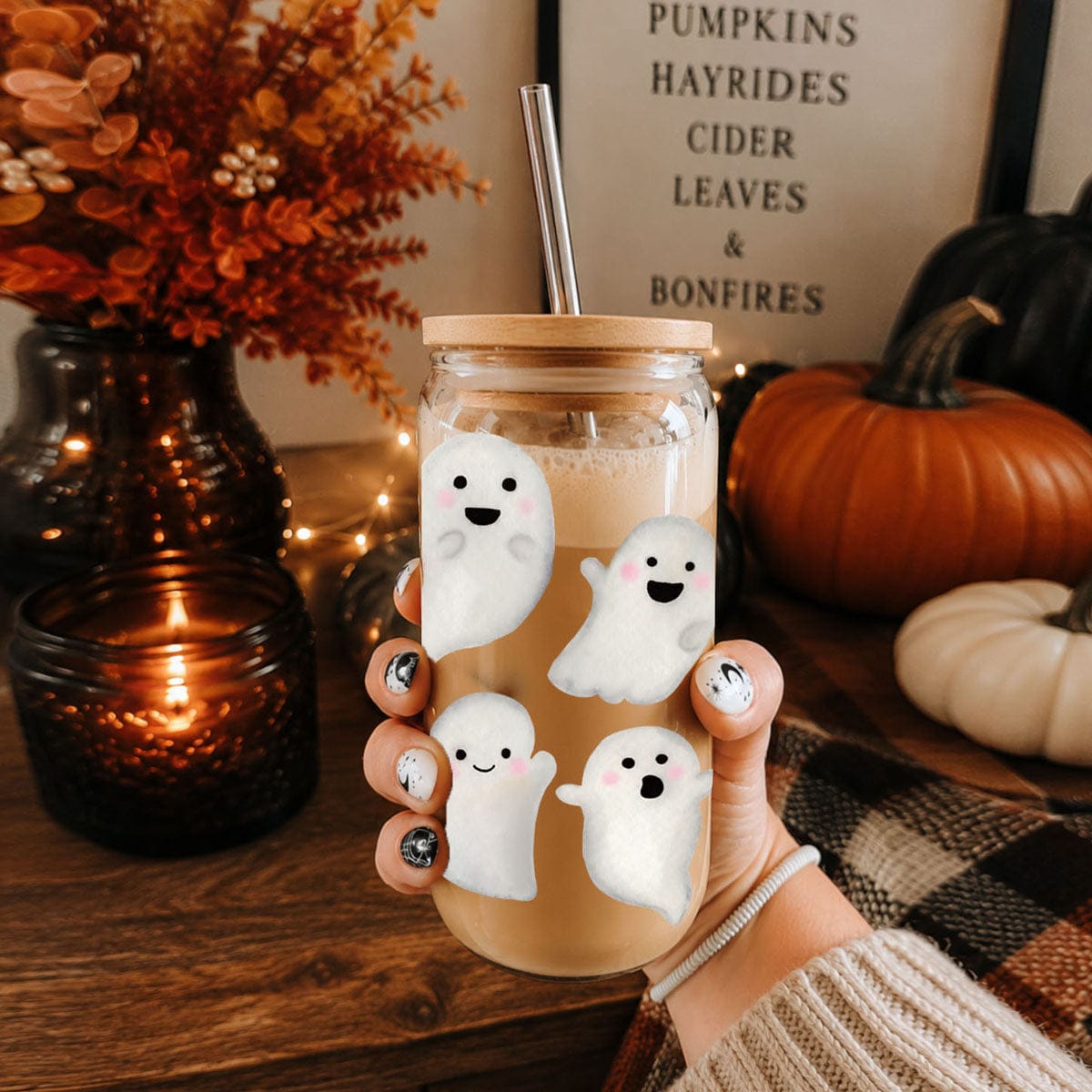 Gia Roma Travel Mug, Coffee Cup, Drinkware Ghostly 20oz