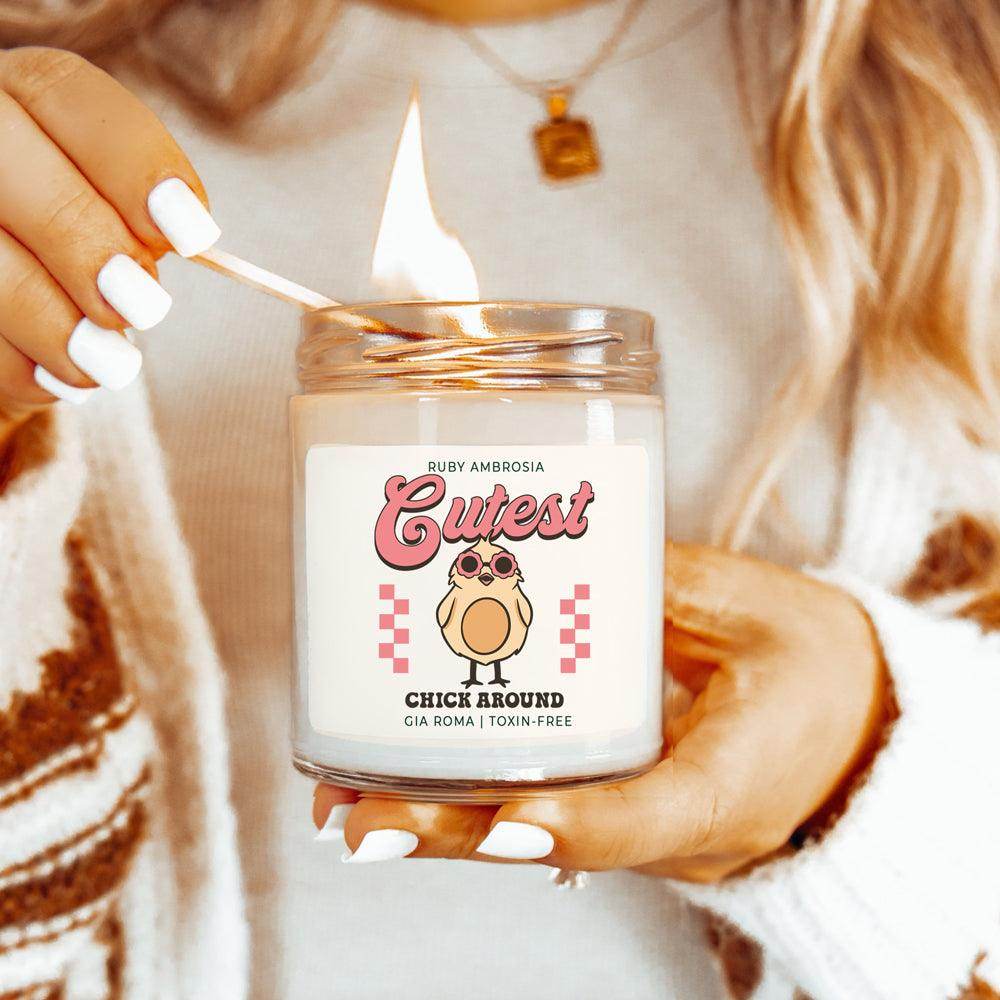 Ruby Ambrosia Candle - Handmade - My American Goods