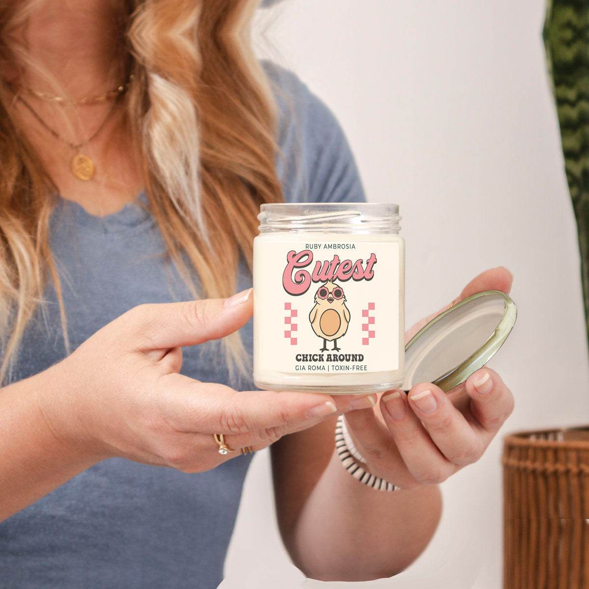 Ruby Ambrosia Candle - Handmade - My American Goods