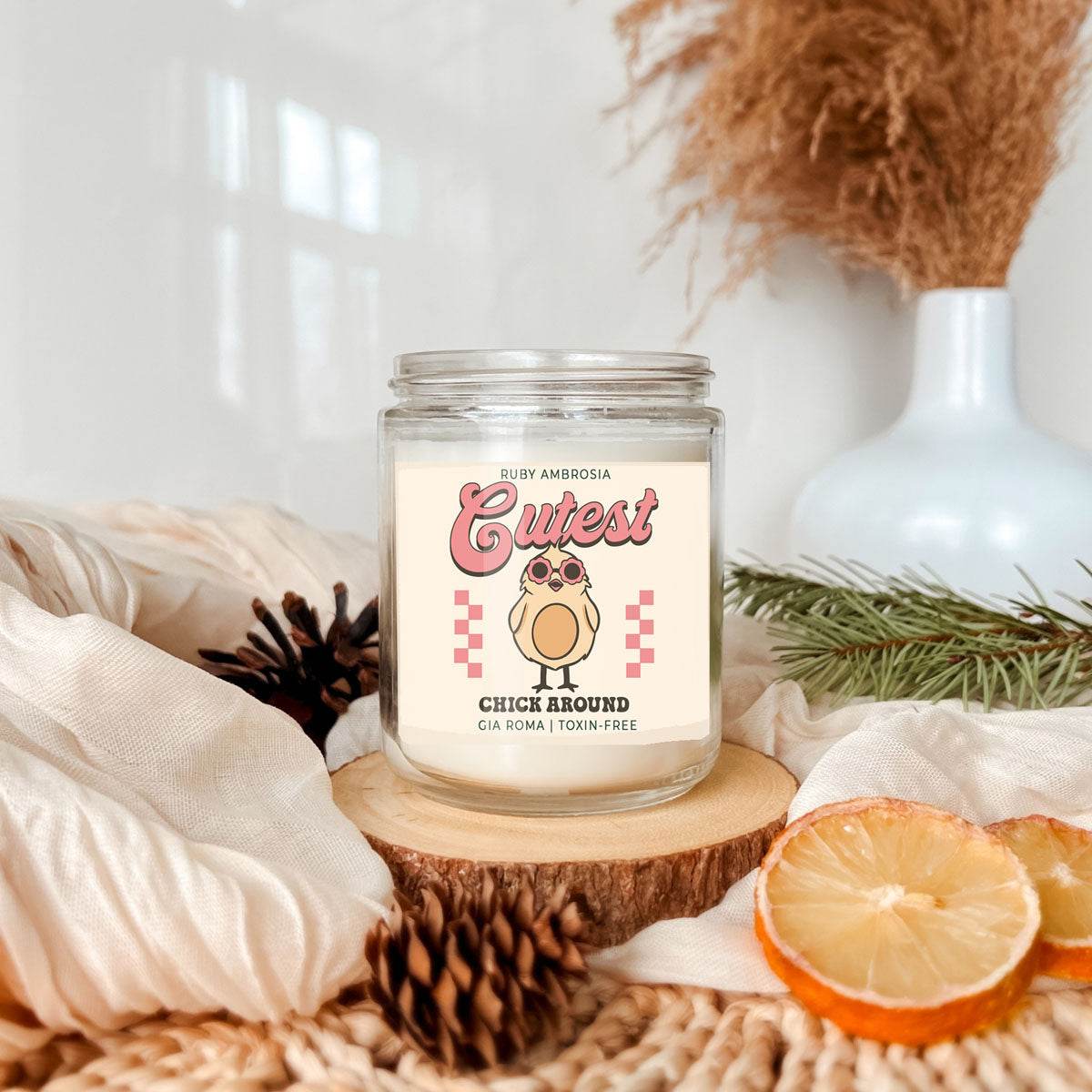 Ruby Ambrosia Candle - Handmade - My American Goods