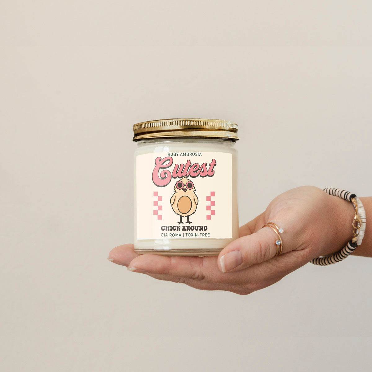 Ruby Ambrosia Candle - Handmade - My American Goods