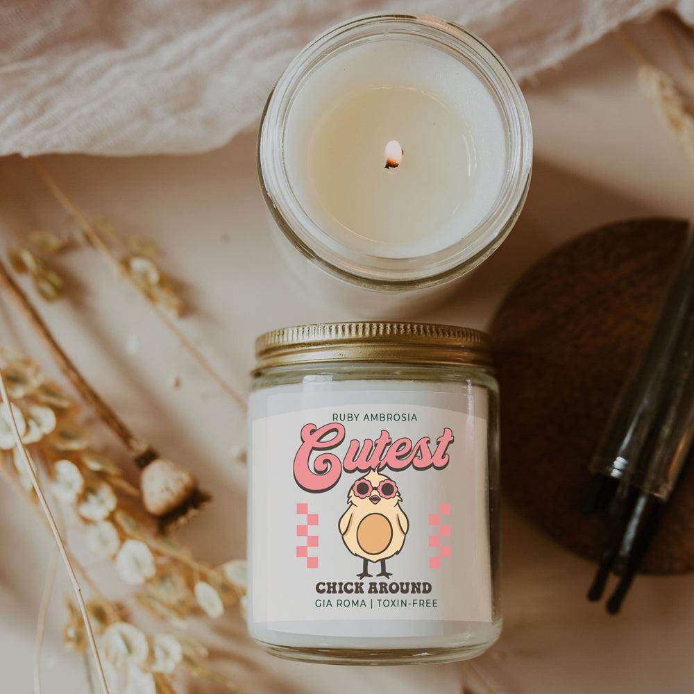 Ruby Ambrosia Candle - Handmade - My American Goods