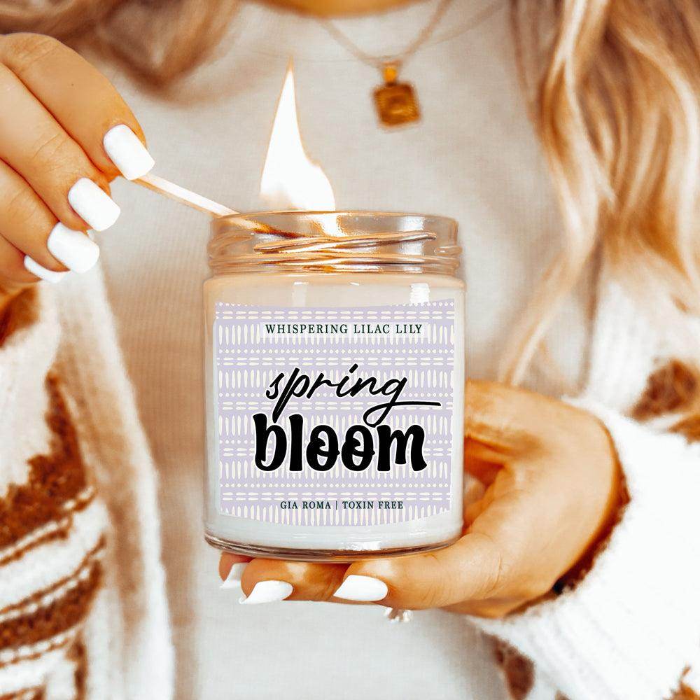 Whispering Lilac Lily Candle - 9 Oz - My American Goods