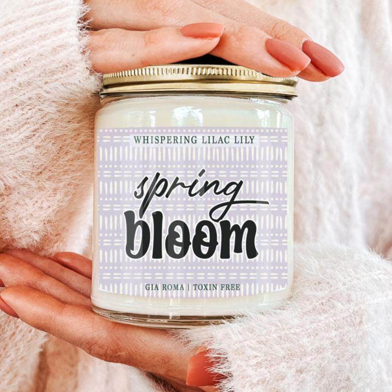 Whispering Lilac Lily Candle - 9 Oz - My American Goods