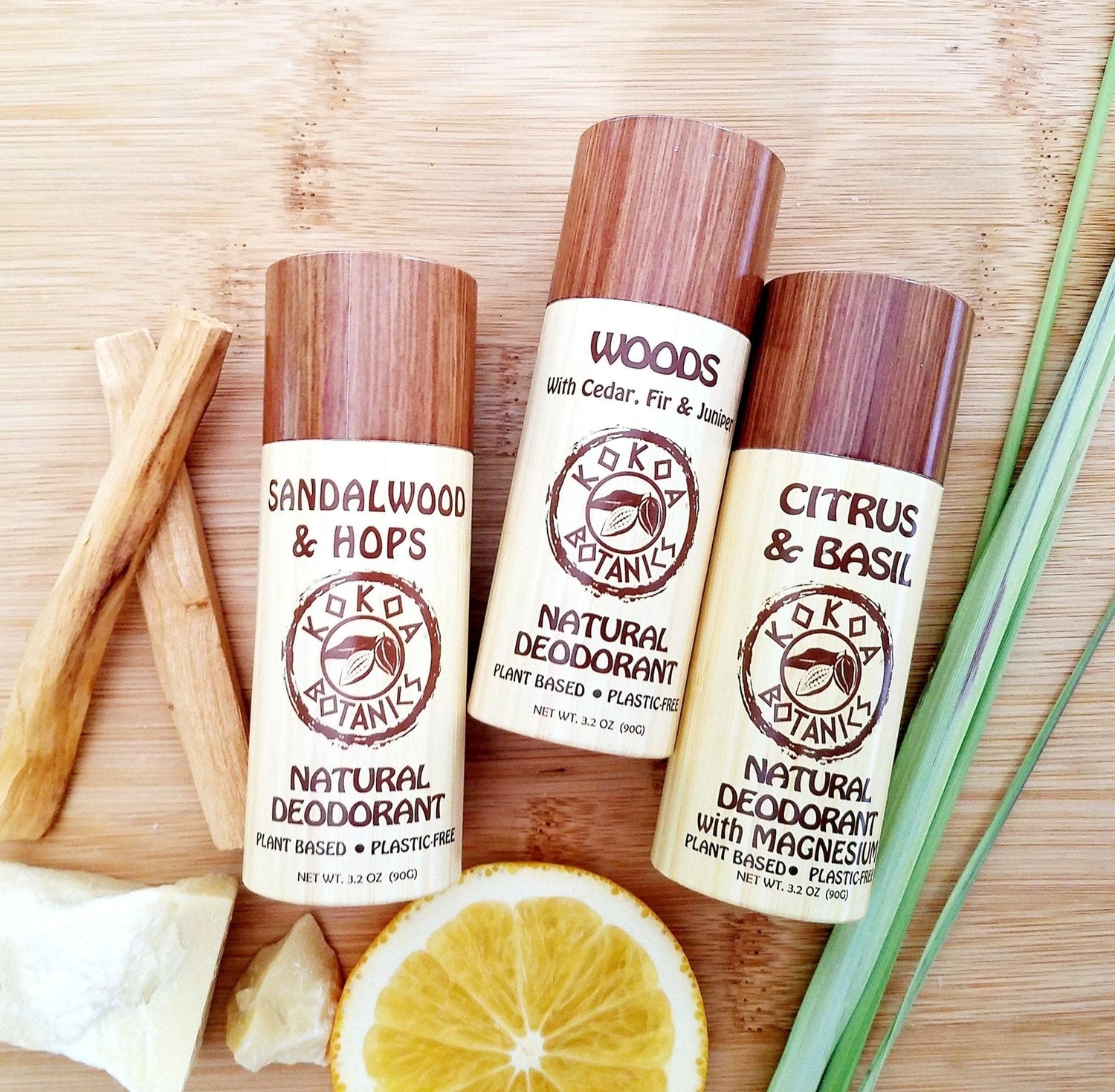 Natural Deodorant 3 Pack - Gift Set - Artisan Skin Care