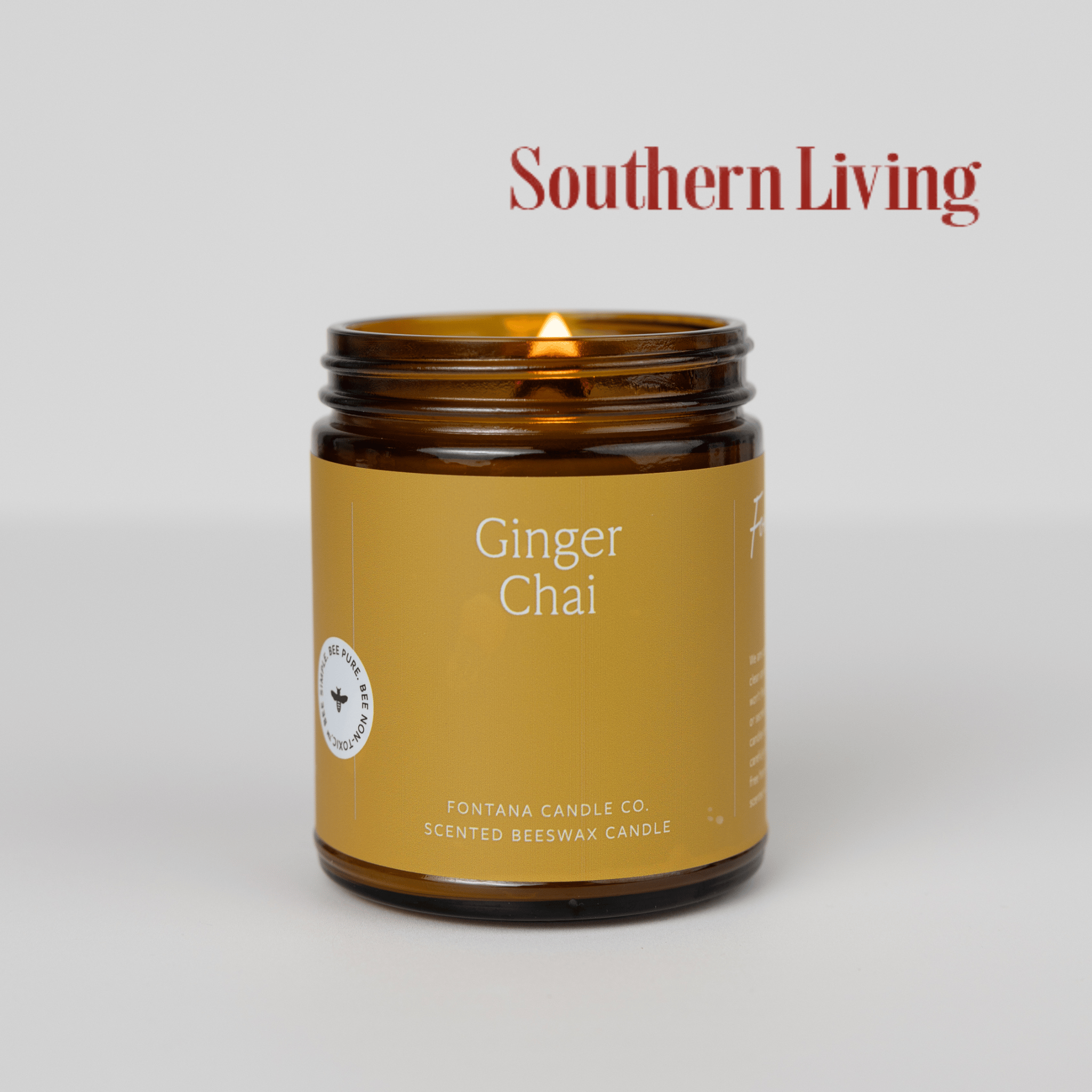 Fontana Candle Co Candles Ginger Chai Jar Candle