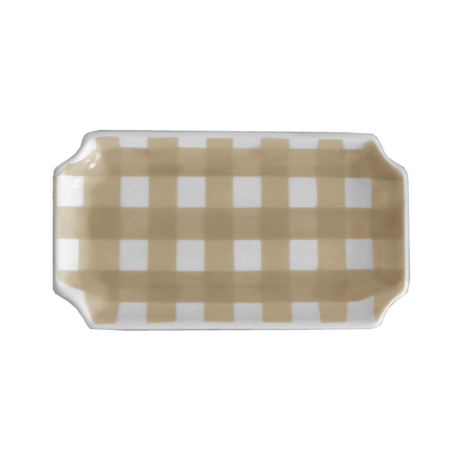 Ruby Clay Company Tray Small / Sand Gingham Trays