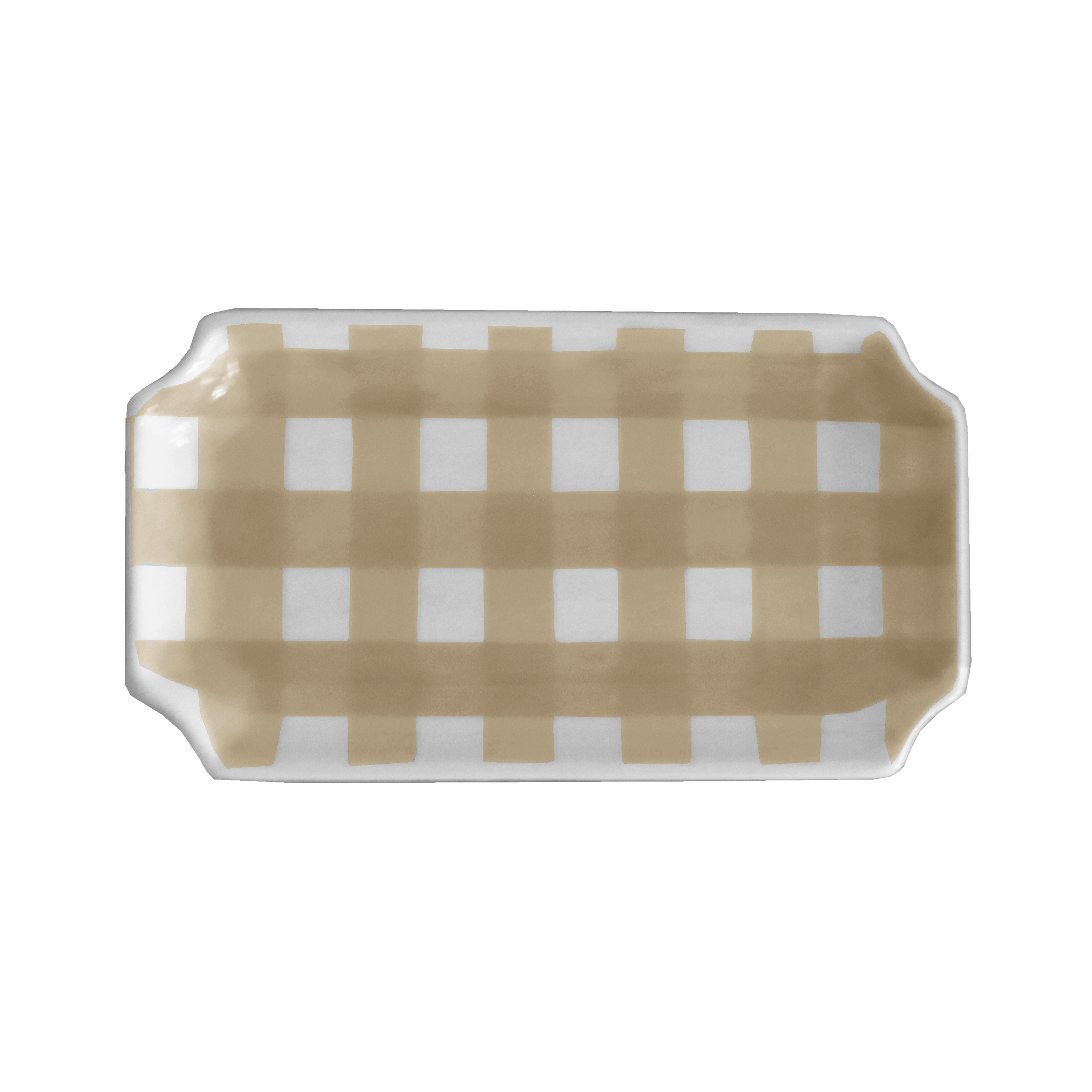 Ruby Clay Company Tray Small / Sand Gingham Trays