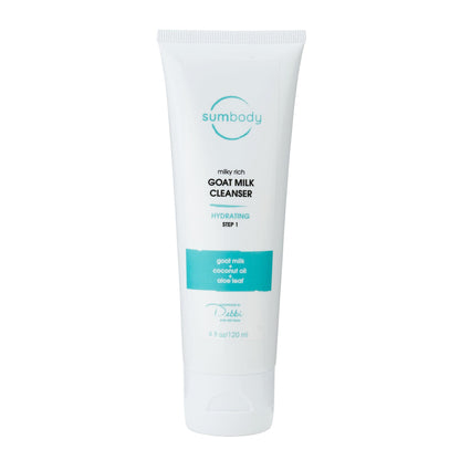 Sumbody Skincare cleanser 4 FL OZ/120 ML Milky Rich Goat Milk Cleanser