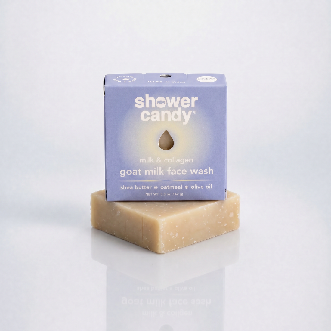 Milk + Collagen Face Wash Bar | Shower Candy