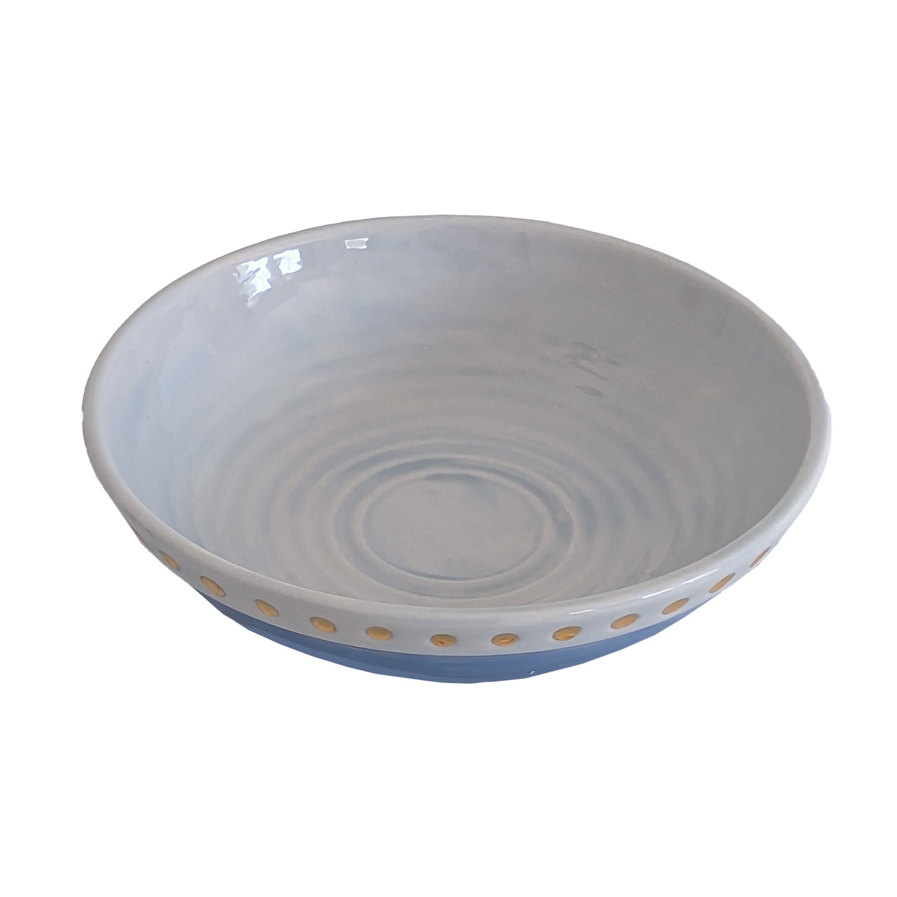 Ruby Clay Company Tray Goddess Bowl with 22K Gold Accent