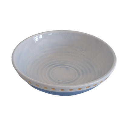 Ruby Clay Company Tray Goddess Bowl with 22K Gold Accent