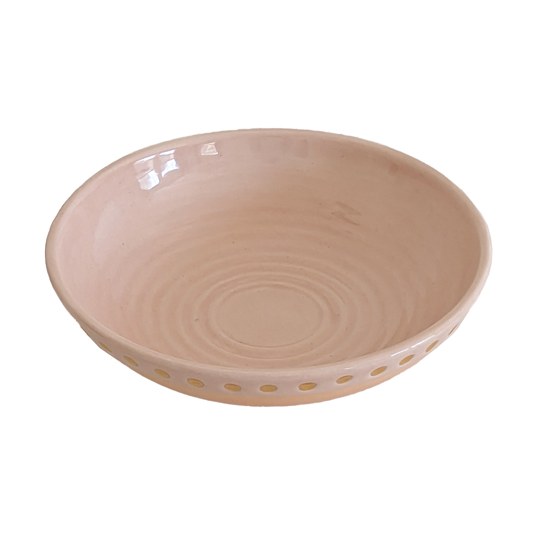 Ruby Clay Company Tray Goddess Bowl with 22K Gold Accent