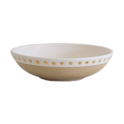 Ruby Clay Company Tray Goddess Bowl with 22K Gold Accent