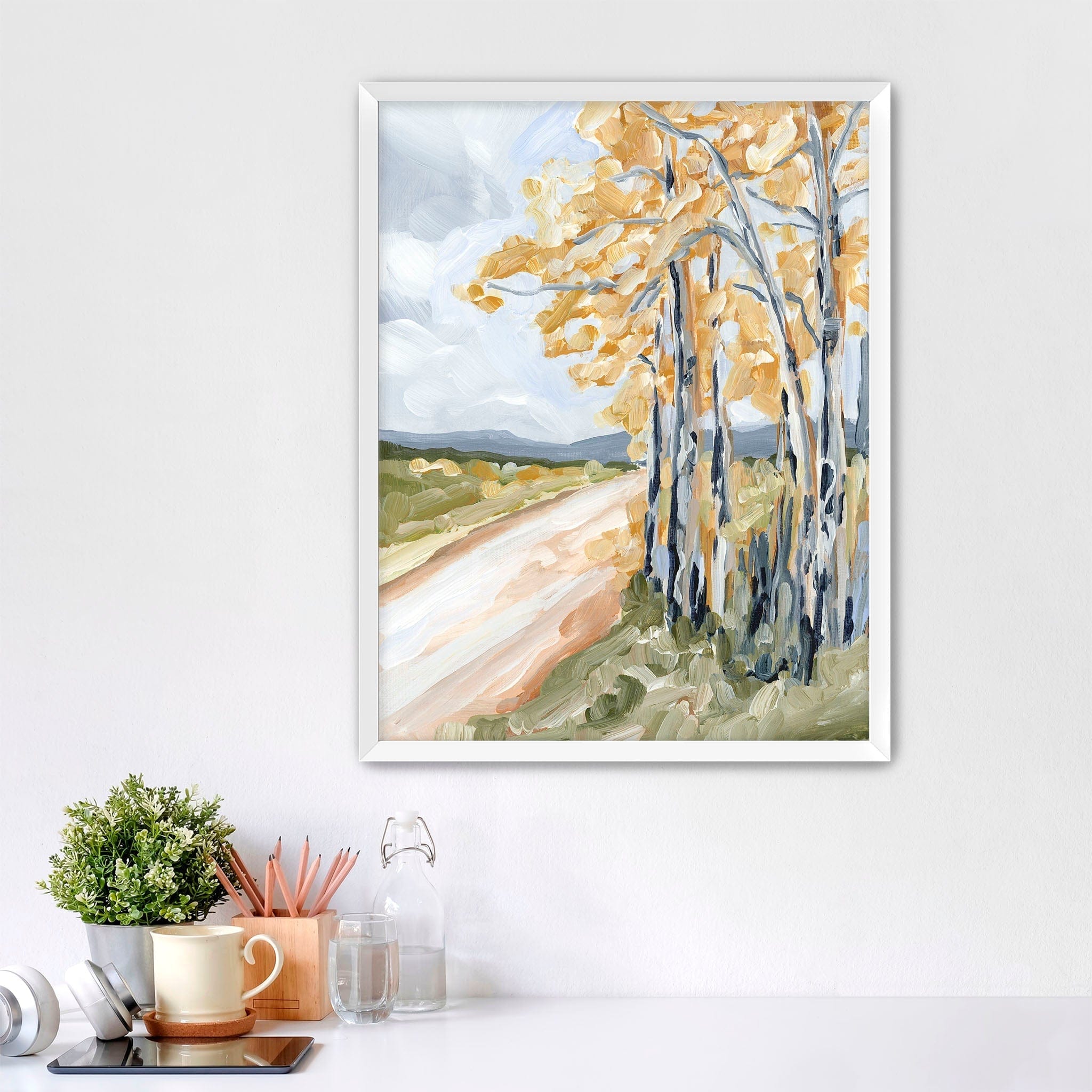 Katie Garrison Art Print Paper Print / 5x7 in / White Frame "Golden Afternoon" Art Print