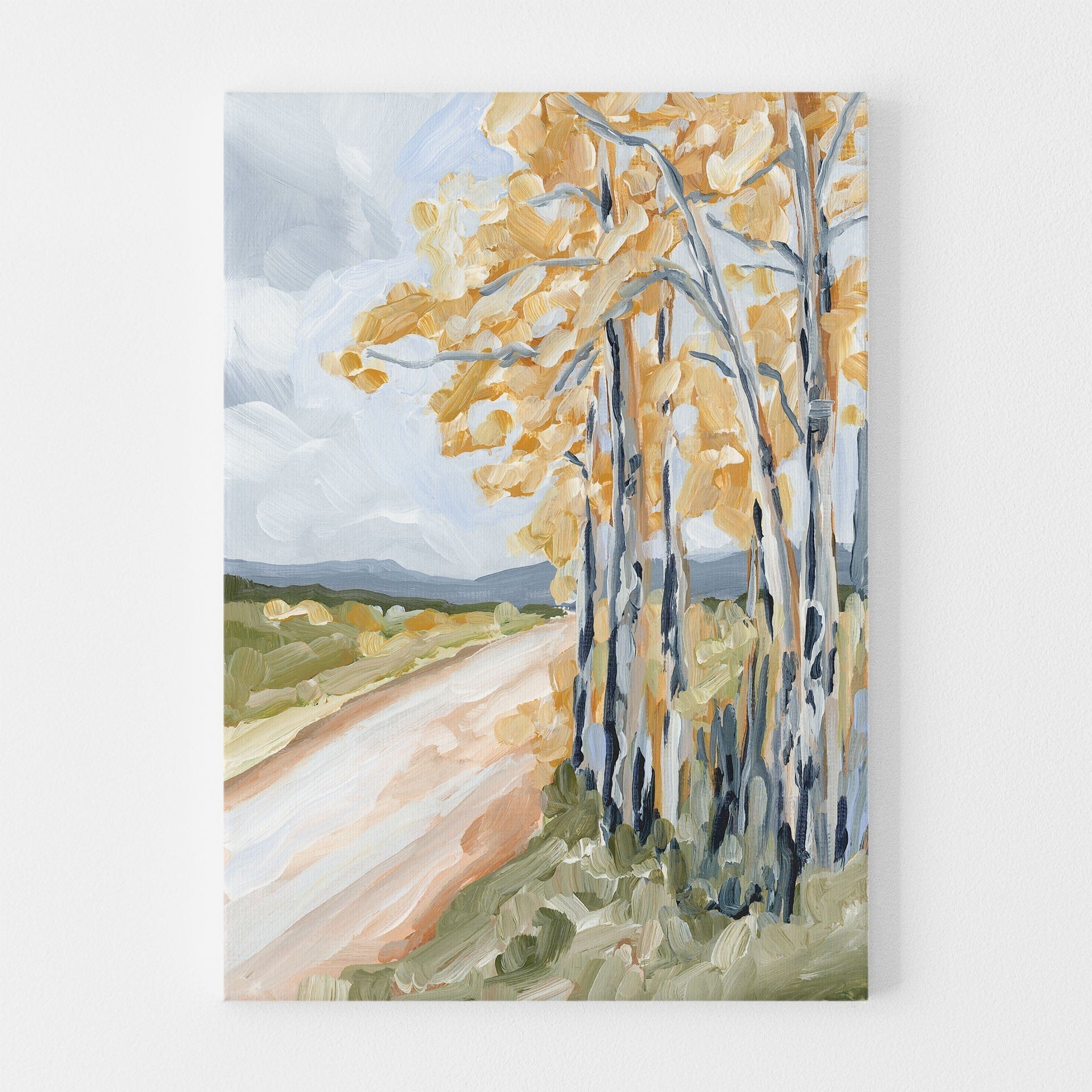 Katie Garrison Art Print Stretched Canvas / 8x10 in / No Frame "Golden Afternoon" Art Print