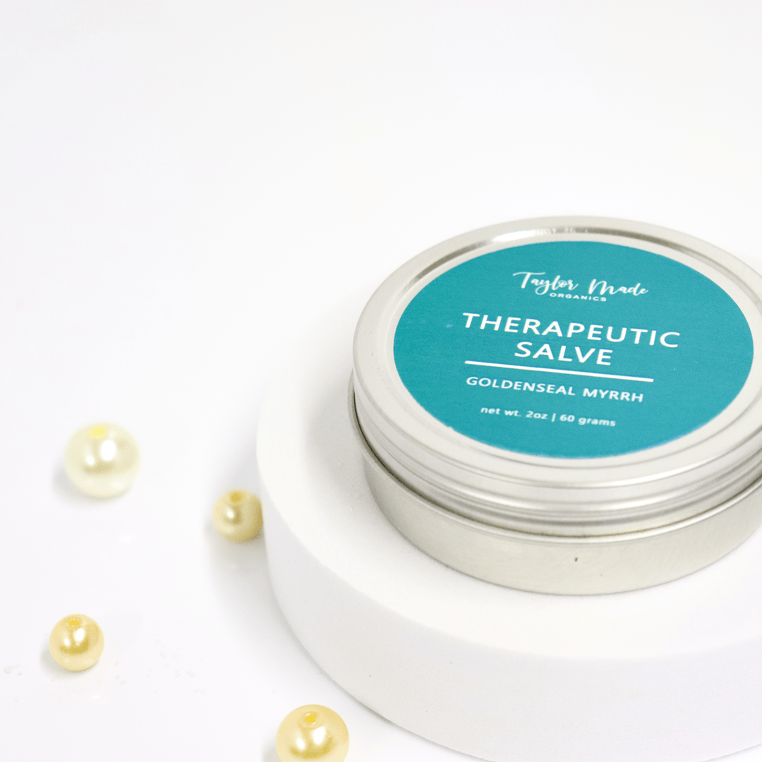 Taylor Made Organics therapeutic salve Goldenseal Myrrh Organic Salve | burn + wound