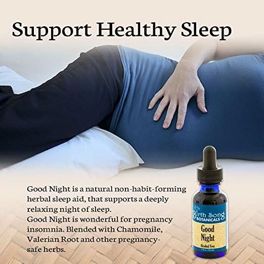 Birth Song Botanicals Co. Tinctures Good Night Herbal Tincture – Valerian &amp; Passionflower (1 oz)