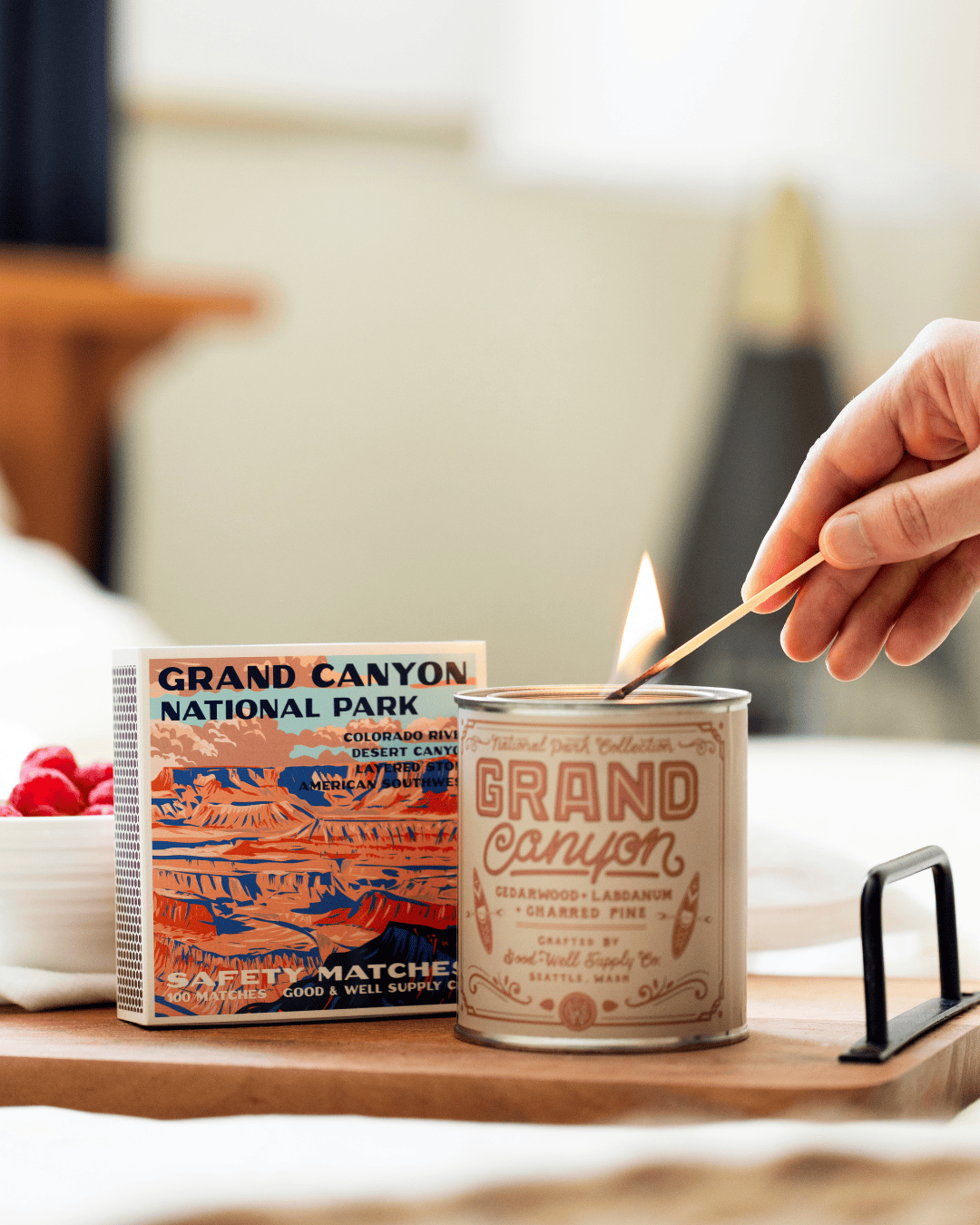 Good &amp; Well Supply Co. Grand Canyon Vintage National Park Cabin Matches