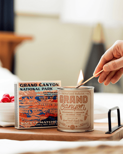 Good &amp; Well Supply Co. Grand Canyon Vintage National Park Cabin Matches