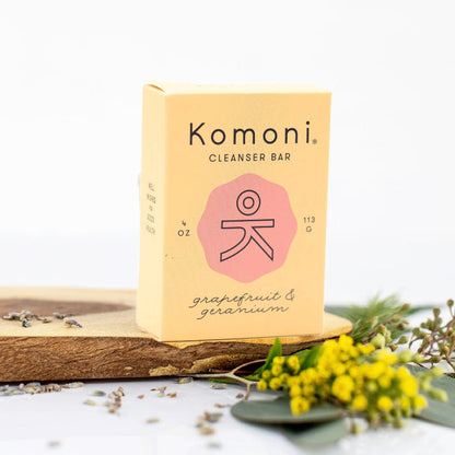 Grapefruit Geranium Face &amp; Body Soap Bar