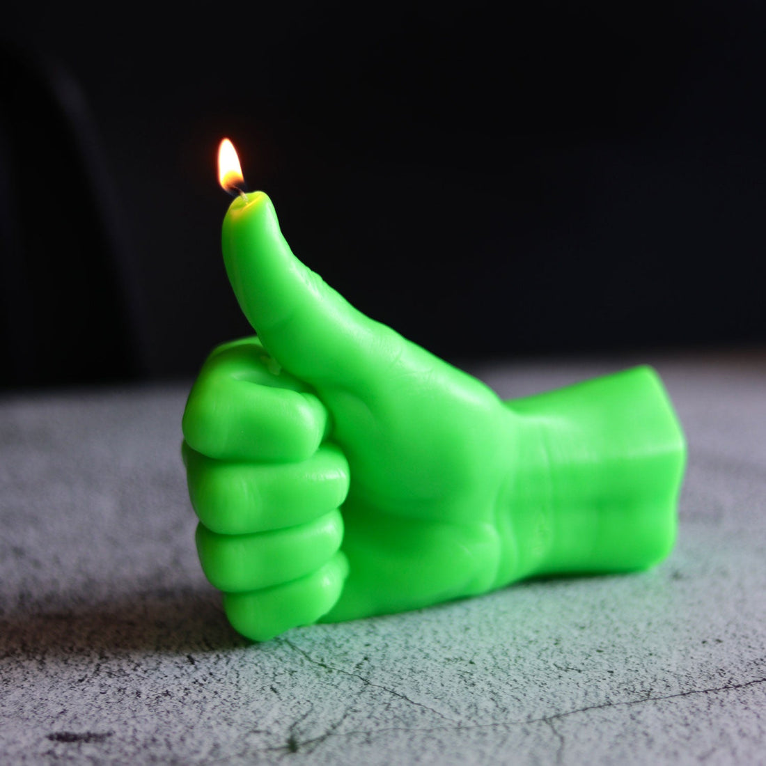 CandleHand &quot;Thumbs Up&quot; Neon Green