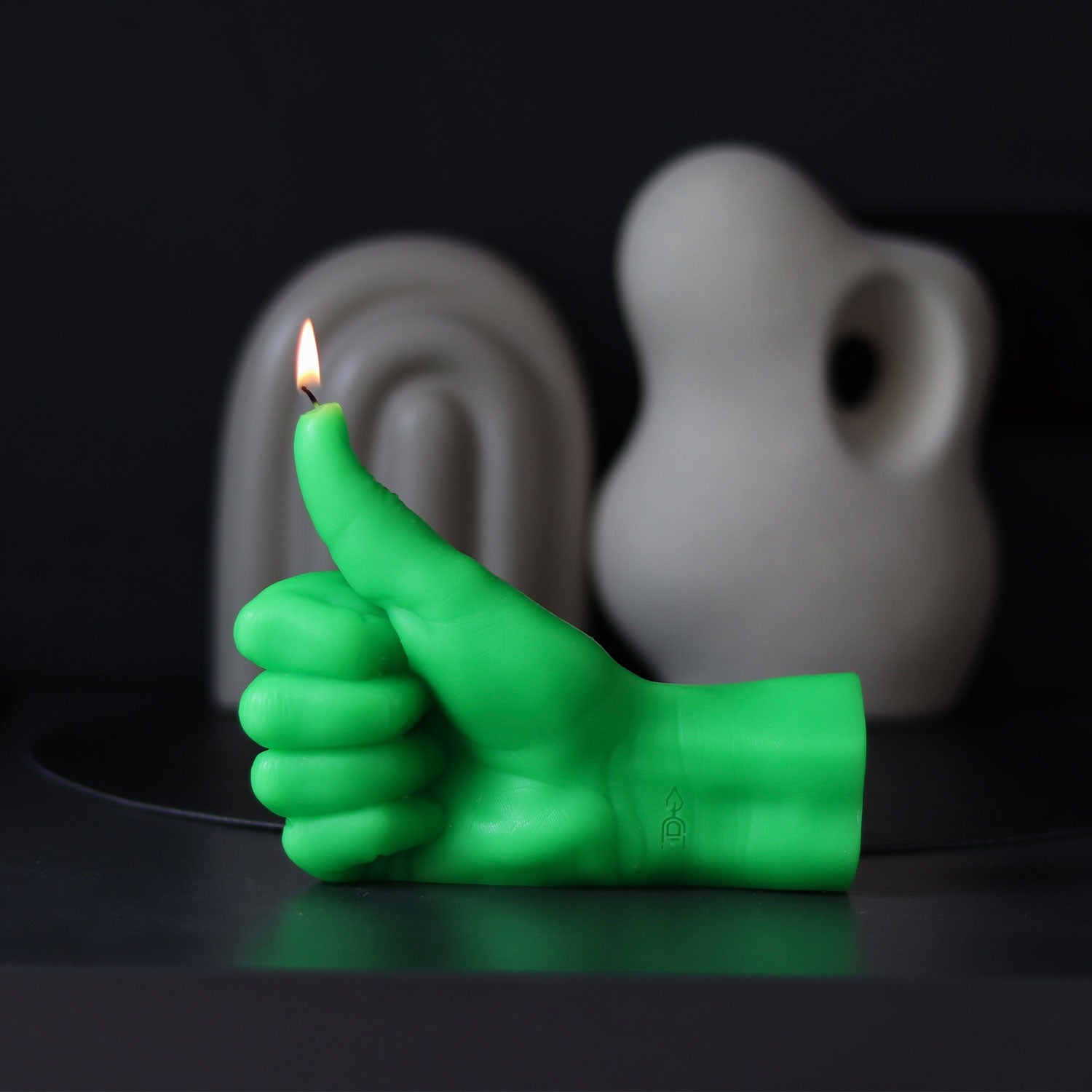 CandleHand &quot;Thumbs Up&quot; Neon Green