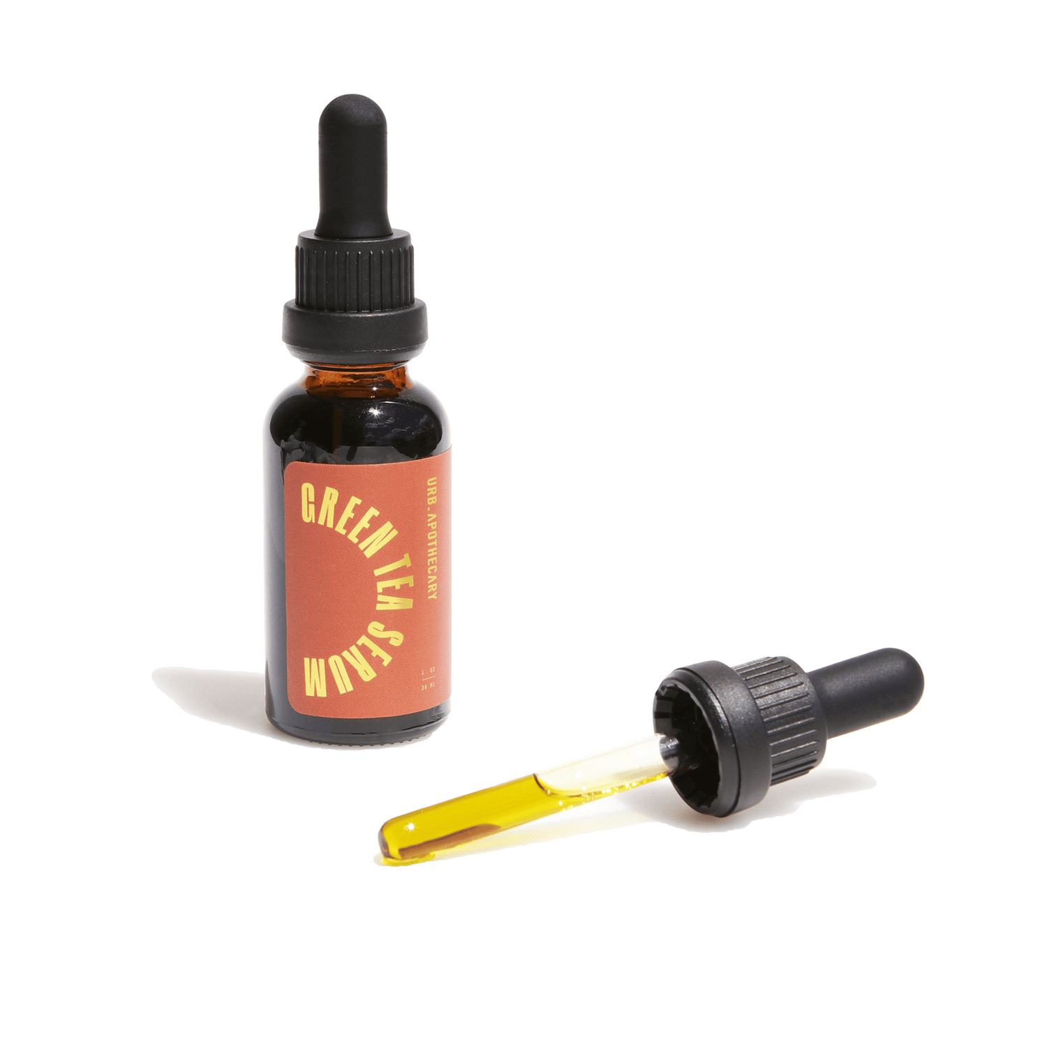 URB APOTHECARY FACIAL OIL 1 oz Bottle / Pipette Dropper Green Tea Hemp Serum Face Oil