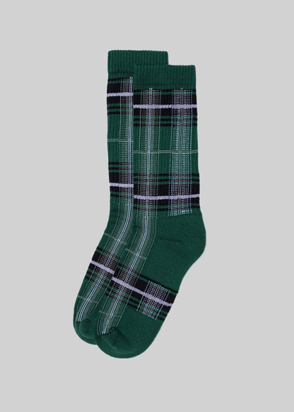 American Trench Socks dark green / One Size The McCallister Plaid Sock