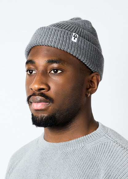 American Trench Accessories Merino Cardigan Stitch Beanie
