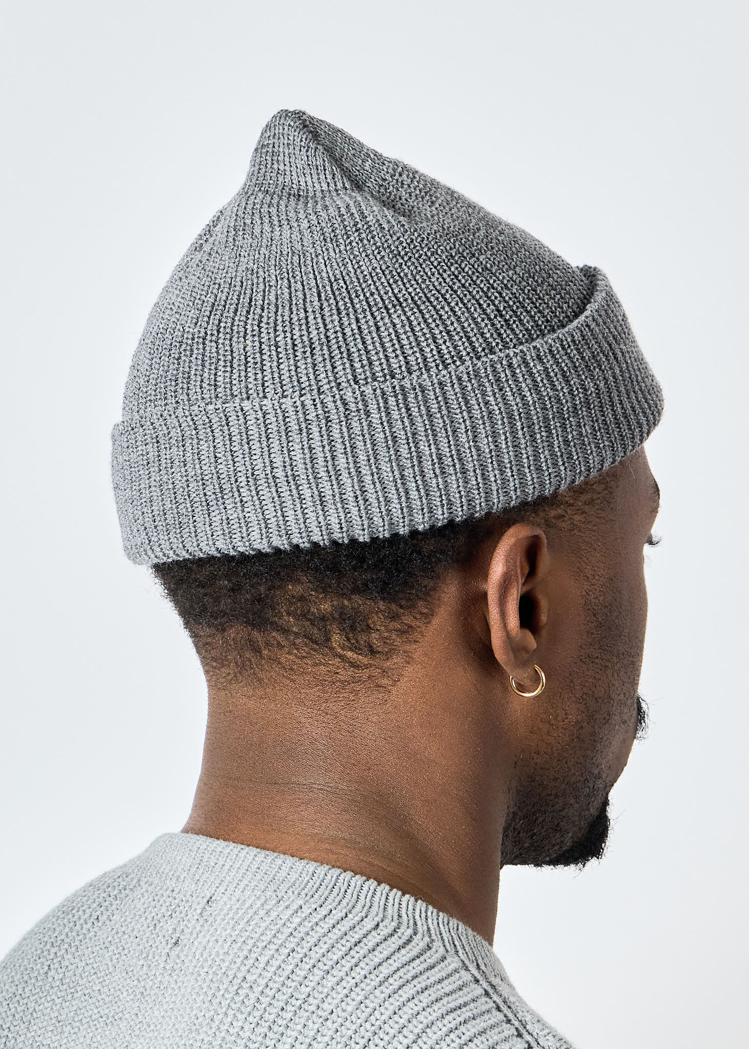 American Trench Accessories Merino Cardigan Stitch Beanie