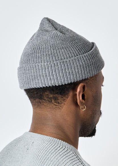 American Trench Accessories Merino Cardigan Stitch Beanie