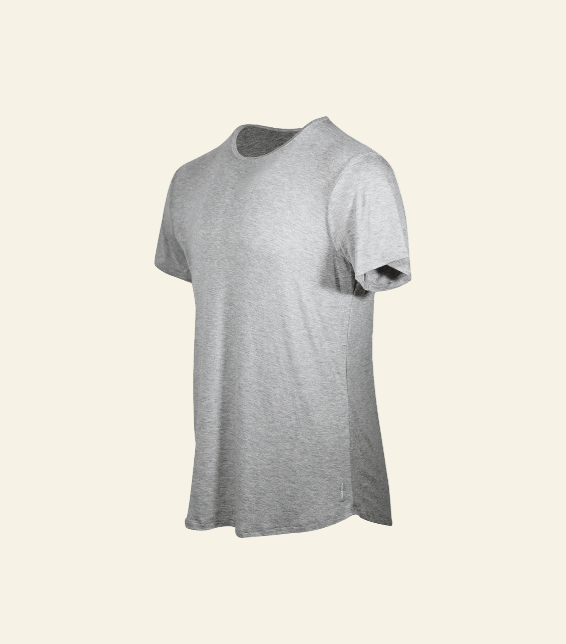 Bamtech Shirt S / Heather Grey Bamboo Swift Curve-Hem T-Shirt - Heather Grey
