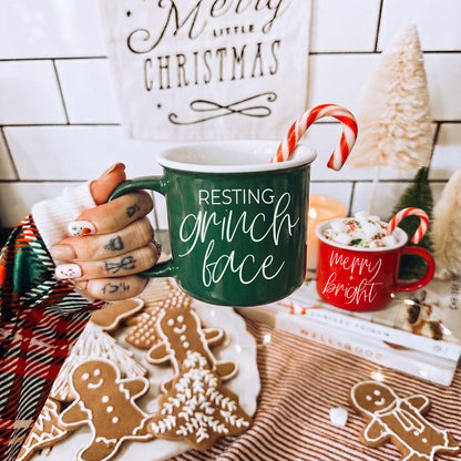 Grinch Face Mug