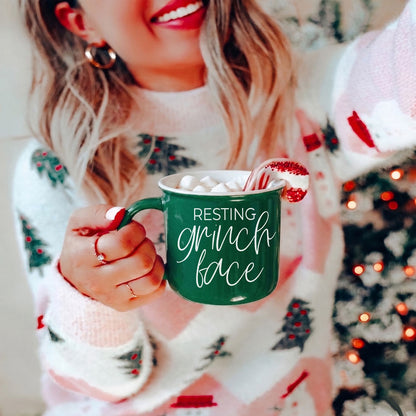 Grinch Face Mug